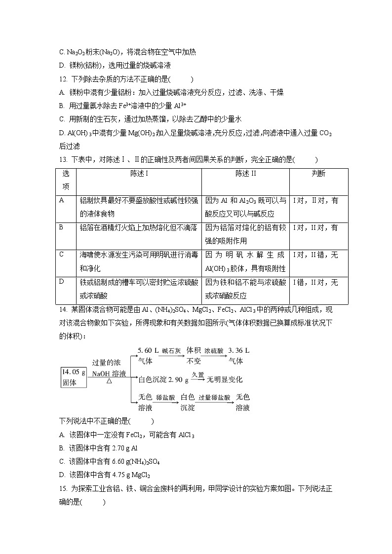 【化学】河南省洛阳市第一中学2018-2019学年高一12月月考试题第3页