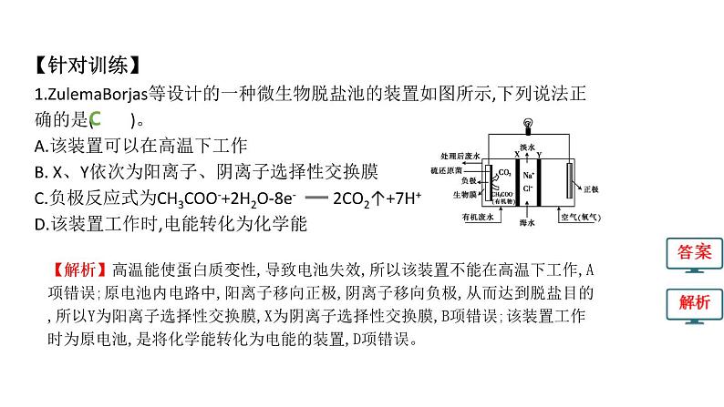 2020届高考化学二轮复习电化学课件（98张）07