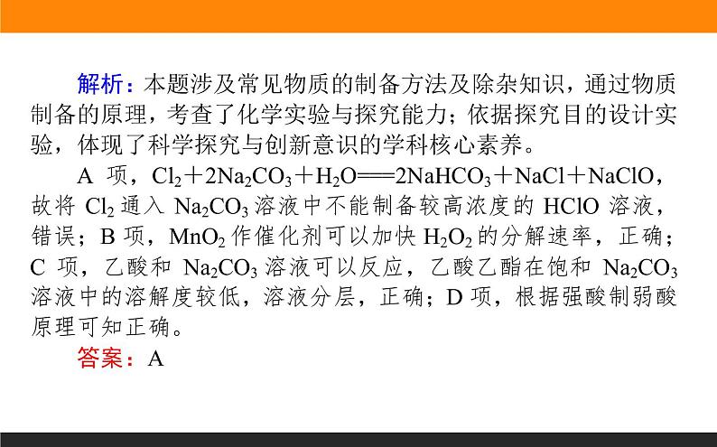 2020届高考化学二轮复习化学实验基础应用课件（98张）08