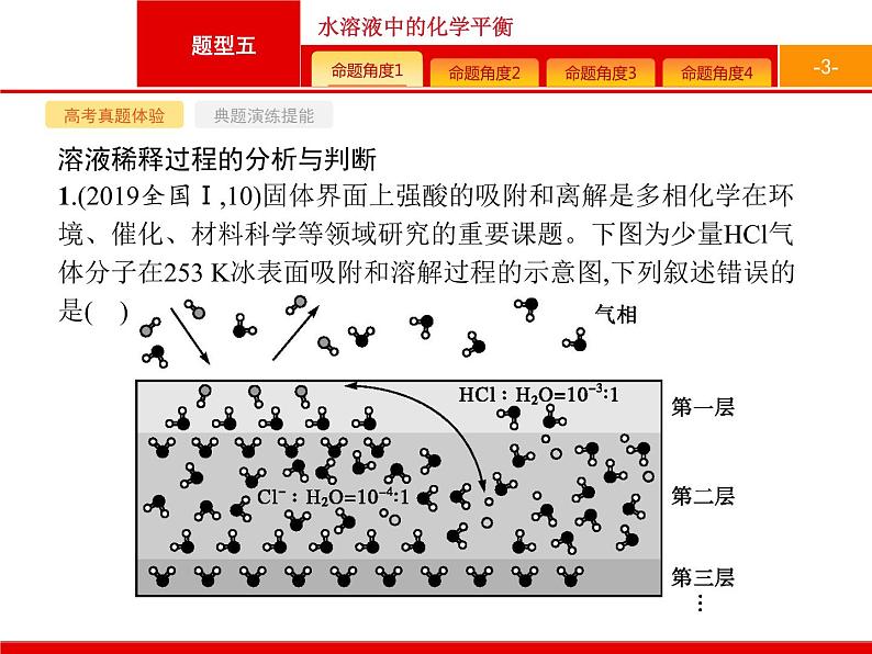 2020届高考化学二轮复习水溶液中的化学平衡课件（98张）03