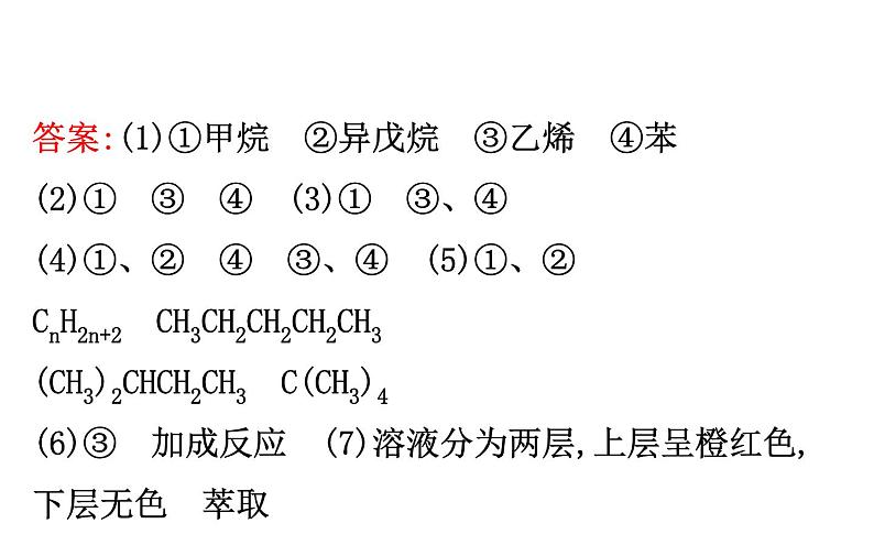 2020届高考化学二轮复习常见的有机化合物 课件（82张）08