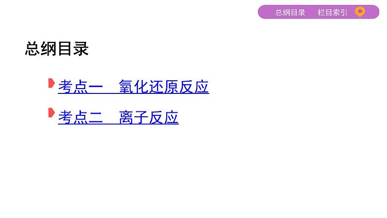 2020届二轮复习 专题三　氧化还原反应　离子反应 课件（69张）02