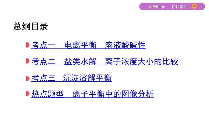 2020届二轮复习 专题七　电解质溶液 课件（114张）02