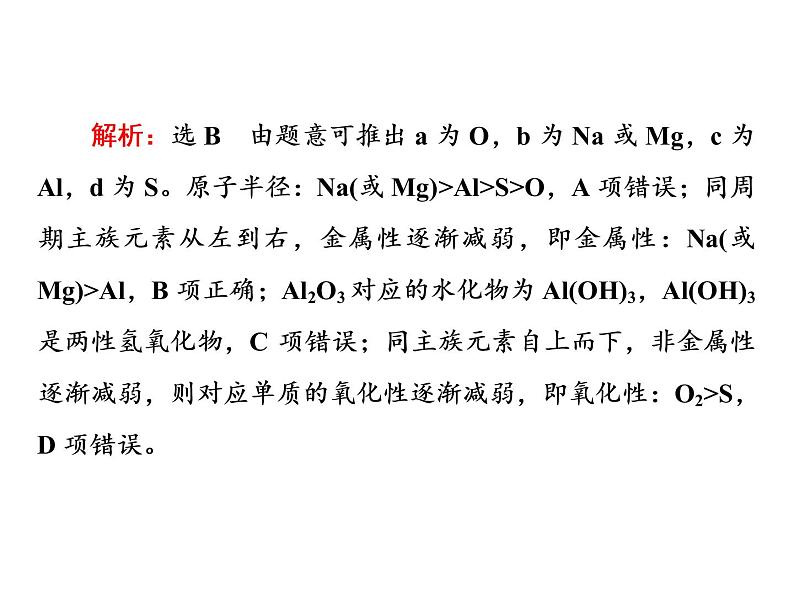 2020届二轮复习 逐题突破 第5题 元素推断与元素周期律 课件（72张）（全国通用）07