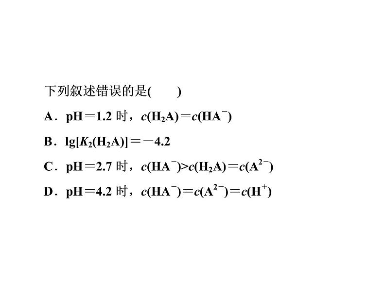 2020届二轮复习 逐题突破 第7题 溶液中的离子平衡 课件（85张）（全国通用）第5页