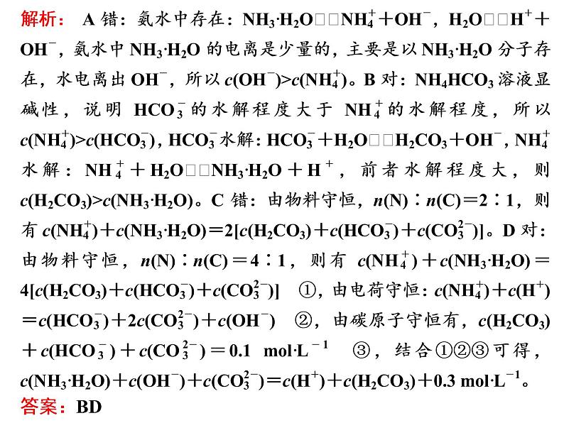 2020届二轮复习 水溶液中的粒子浓度关系 课件（59张）（江苏专用）第2页