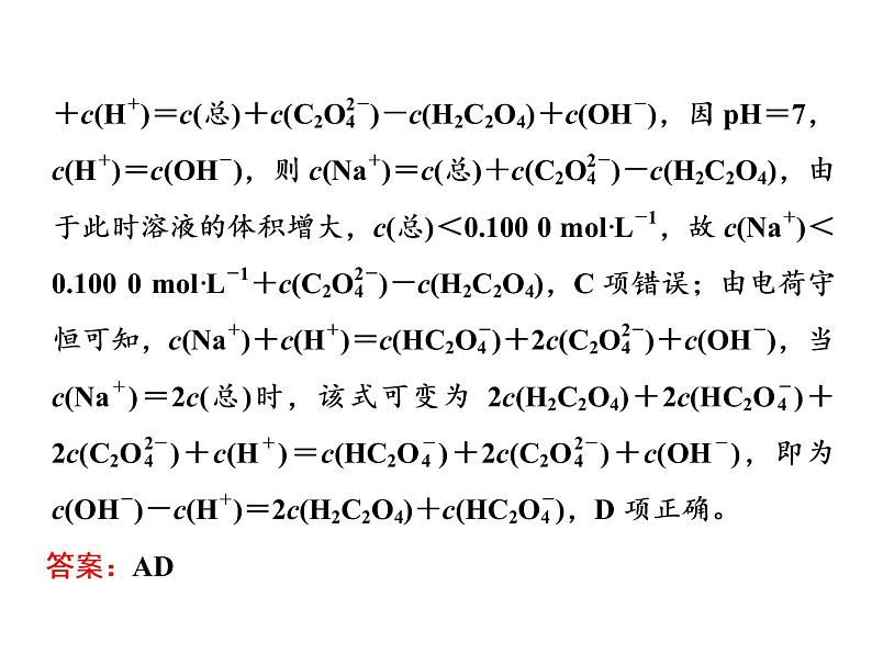 2020届二轮复习 水溶液中的粒子浓度关系 课件（59张）（江苏专用）第5页