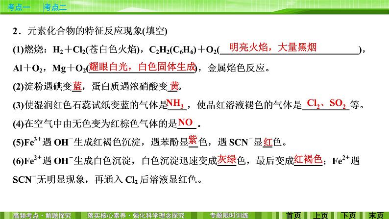 2020届二轮复习 元素及其化合物的性质 课件（88张）（全国通用）第7页