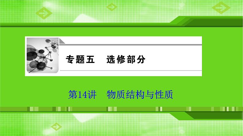 2020届二轮复习 物质结构与性质 课件（126张）（全国通用）01