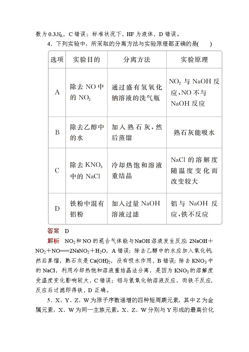 2020届二轮复习 “7＋1”小卷练4（全国通用）第3页