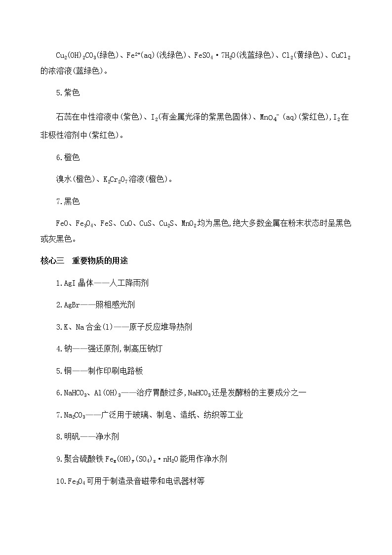 2020届二轮复习 超级学霸——考场抢分超级总结 学案03