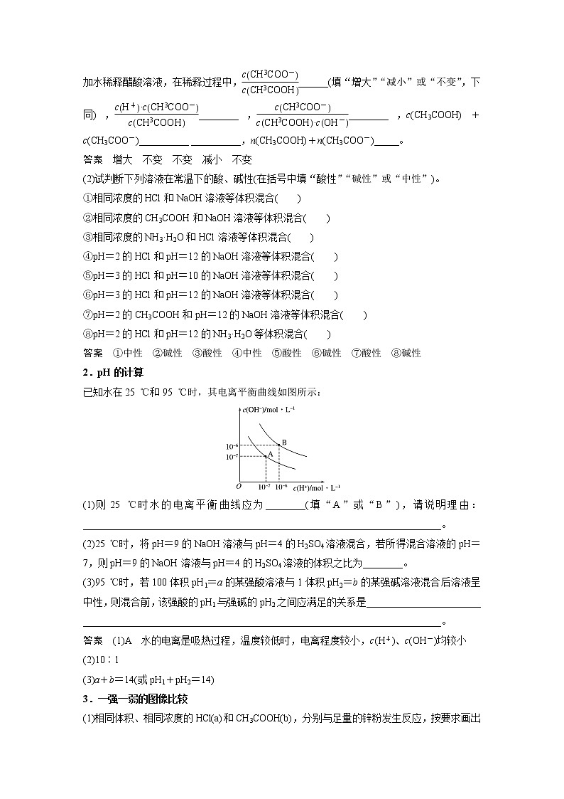2020届二轮复习 电解质溶液 学案（江苏专用）03