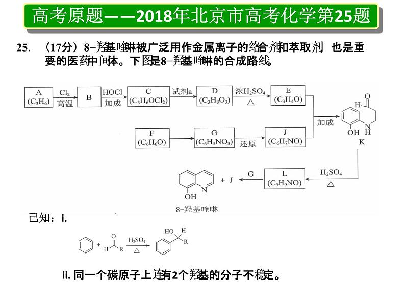 2019届高考化学二轮复习对2018年北京市高考化学第25题的分析与思考 课件（共32张PPT）02