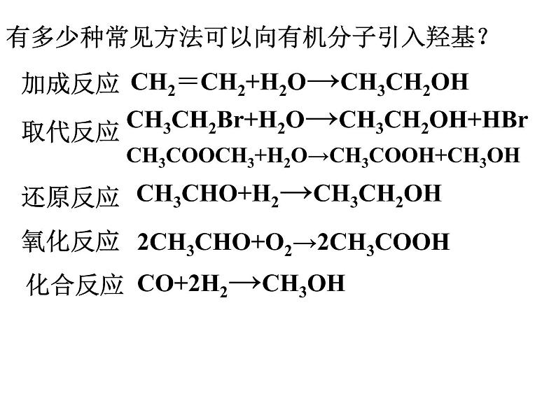 2019届高考化学二轮复习有机合成和推断课件(31张)06