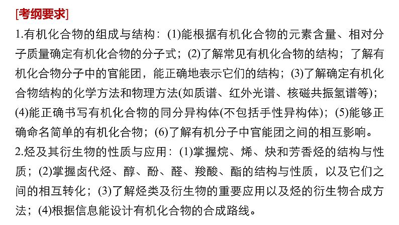 2019届高考化学二轮复习专题十一有机化学基础——突破有机大题课件（174张）02