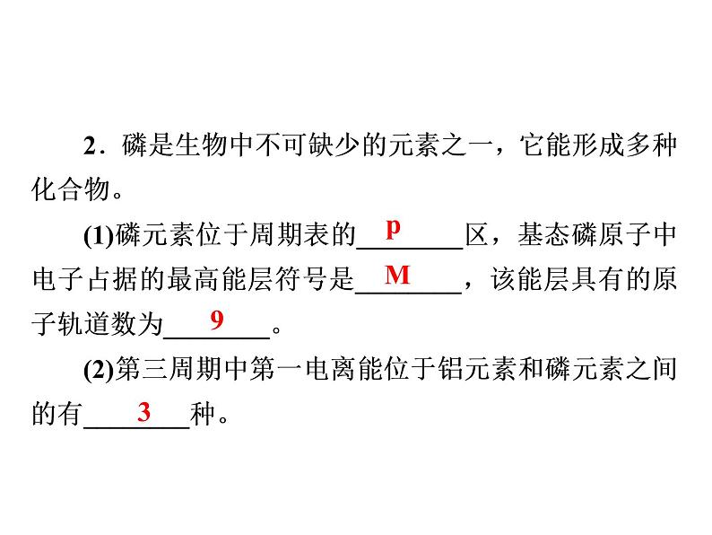 2019届二轮复习 物质结构与性质 课件（23张）（全国通用）07