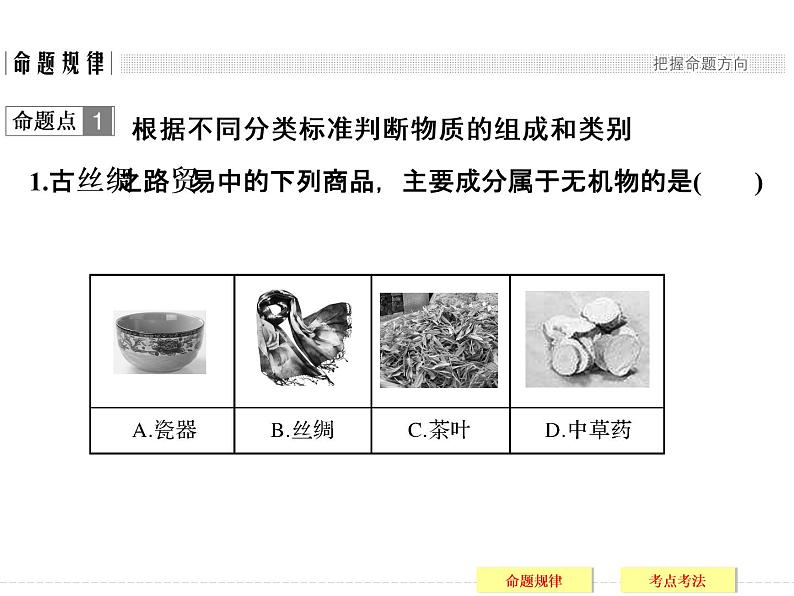 2019届二轮复习 物质的组成、分类及变化 化学用语 课件（56张）（全国通用）03