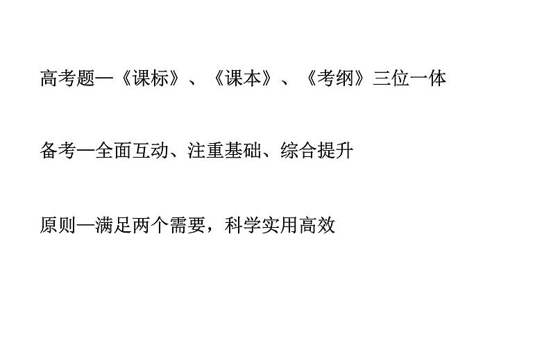 2019届高考化学二轮复习备考的思考课件(共40张PPT)05