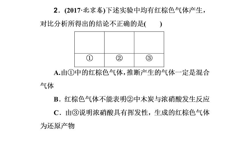 2019届高考化学二轮复习氮及其重要化合物课件（20张）第4页