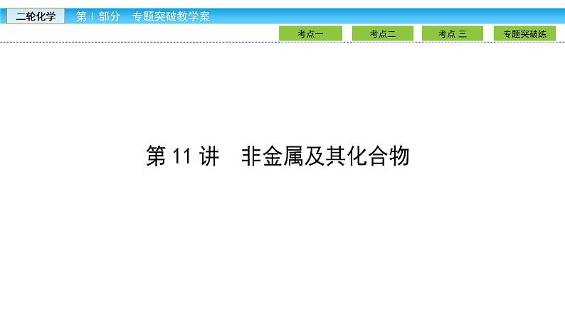 2019届二轮复习 非金属及其化合物 课件（73张）（全国通用）02