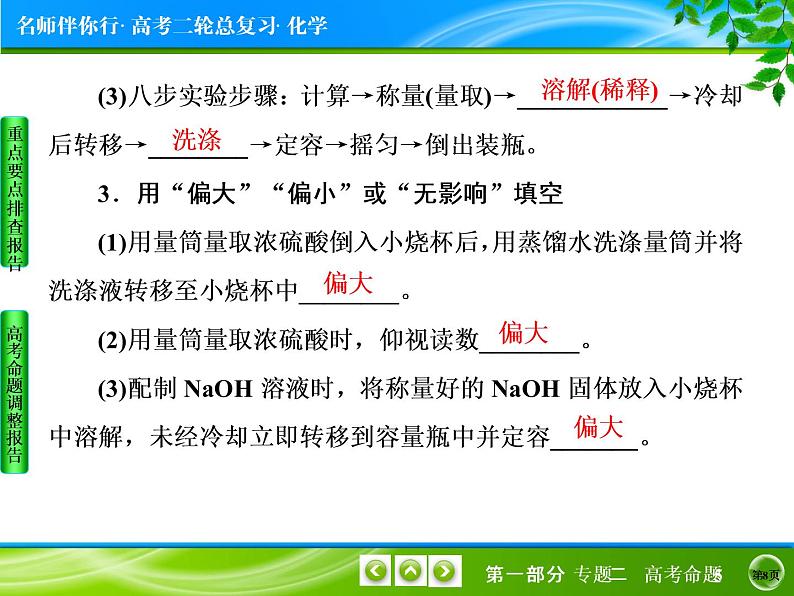 2019届二轮复习 化学常用计量 课件（33张）（全国通用）08