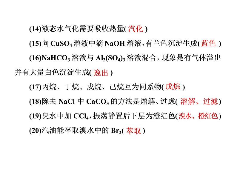 2019届二轮复习 化学考场满分答题规则 课件（59张）（全国通用）05