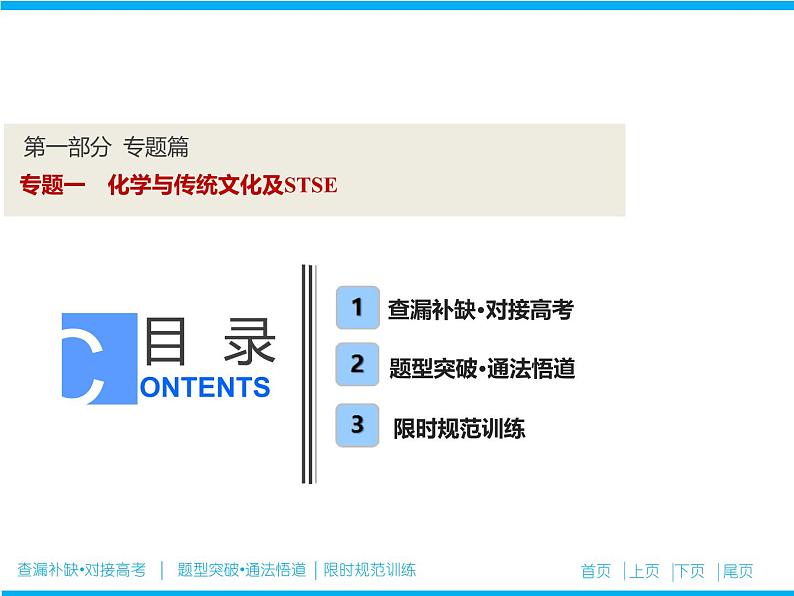 2019届二轮复习 化学与传统文化及STSE 课件（20张）（全国通用）01