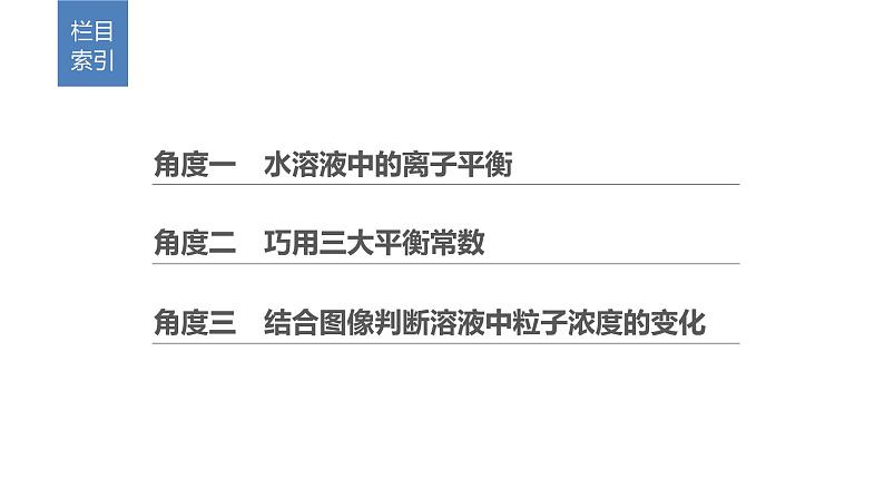 2019届二轮复习 命题区间七　水溶液中的离子平衡 课件（96张）第2页