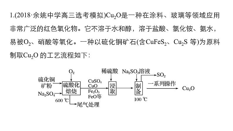 2019届二轮复习 实验化学 课件（22张）（浙江专用）02