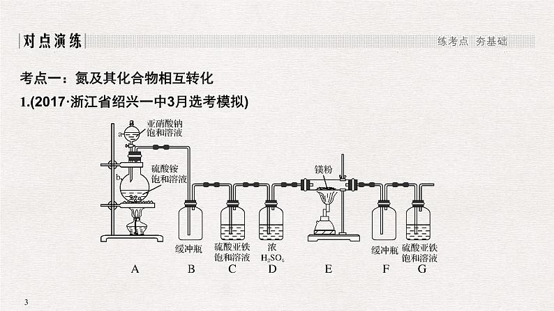 2019高考化学高分突破二轮复习专题十四氮及其化合物课件（41张PPT）03