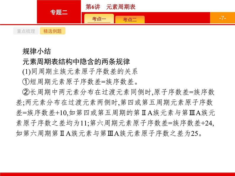 2019届二轮复习 6 元素周期表 课件（17张）（浙江专用）07