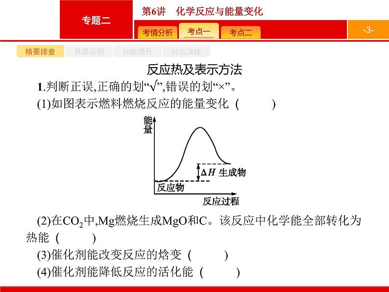 2019届二轮复习 6 化学反应与能量变化 课件（36张）03