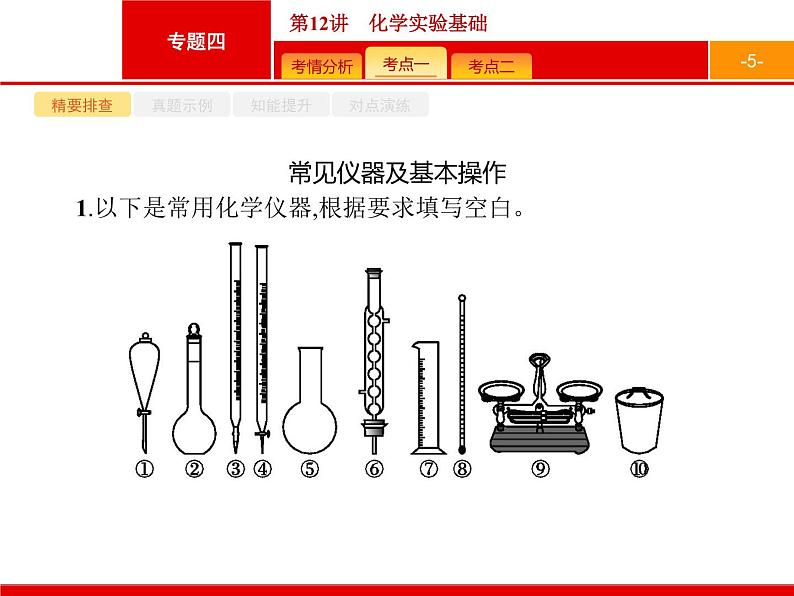 2019届二轮复习 12 化学实验基础 课件（36张）第5页