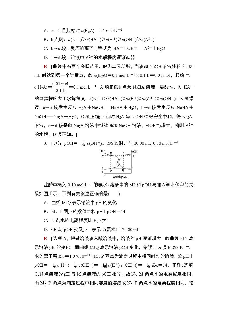 2019届二轮复习 小题分点提速练(七)　水溶液中的离子平衡 作业（全国通用）02