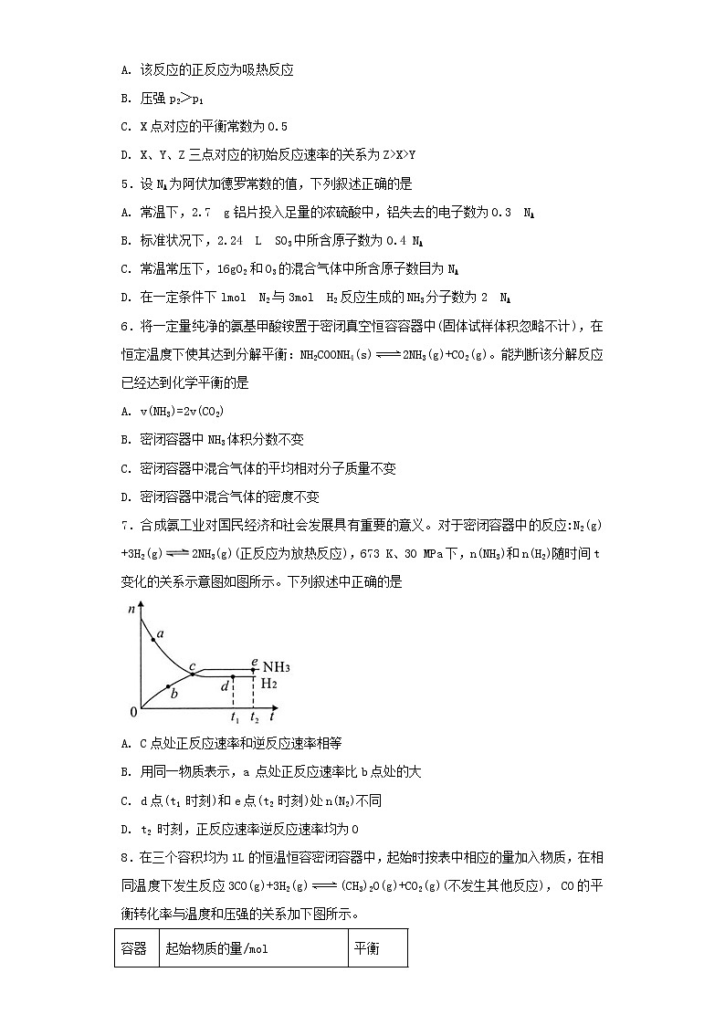2019届二轮复习 化学平衡 作业（全国通用） (2) 练习02
