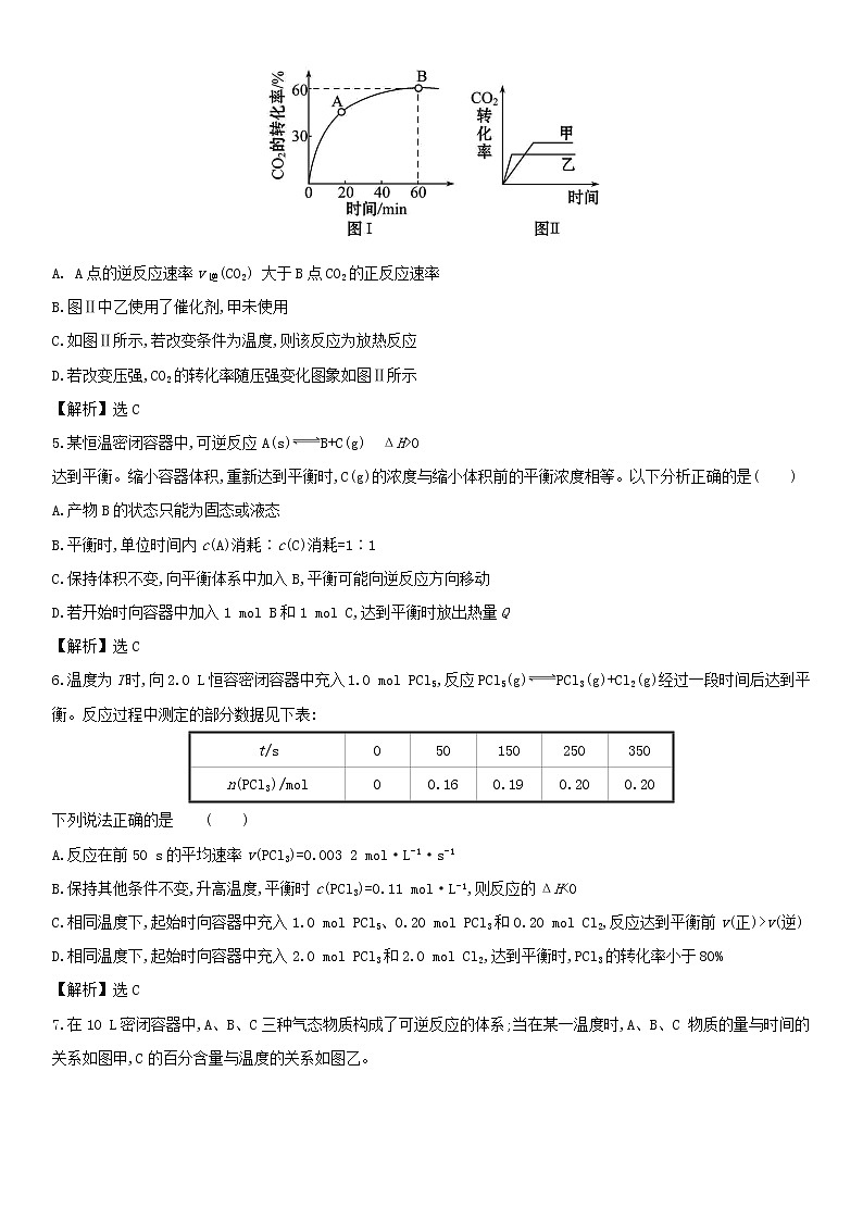 2019届二轮复习 化学平衡状态 作业（全国通用）第2页