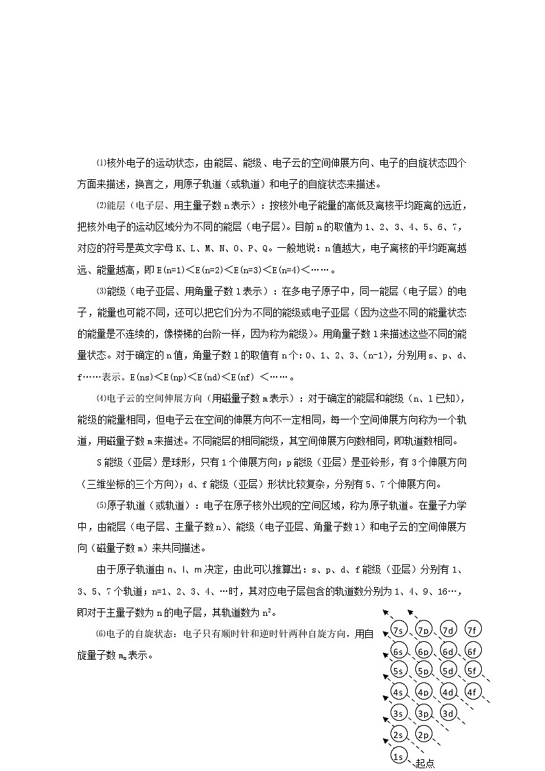 2019届高考化学二轮复习原子结构学案03