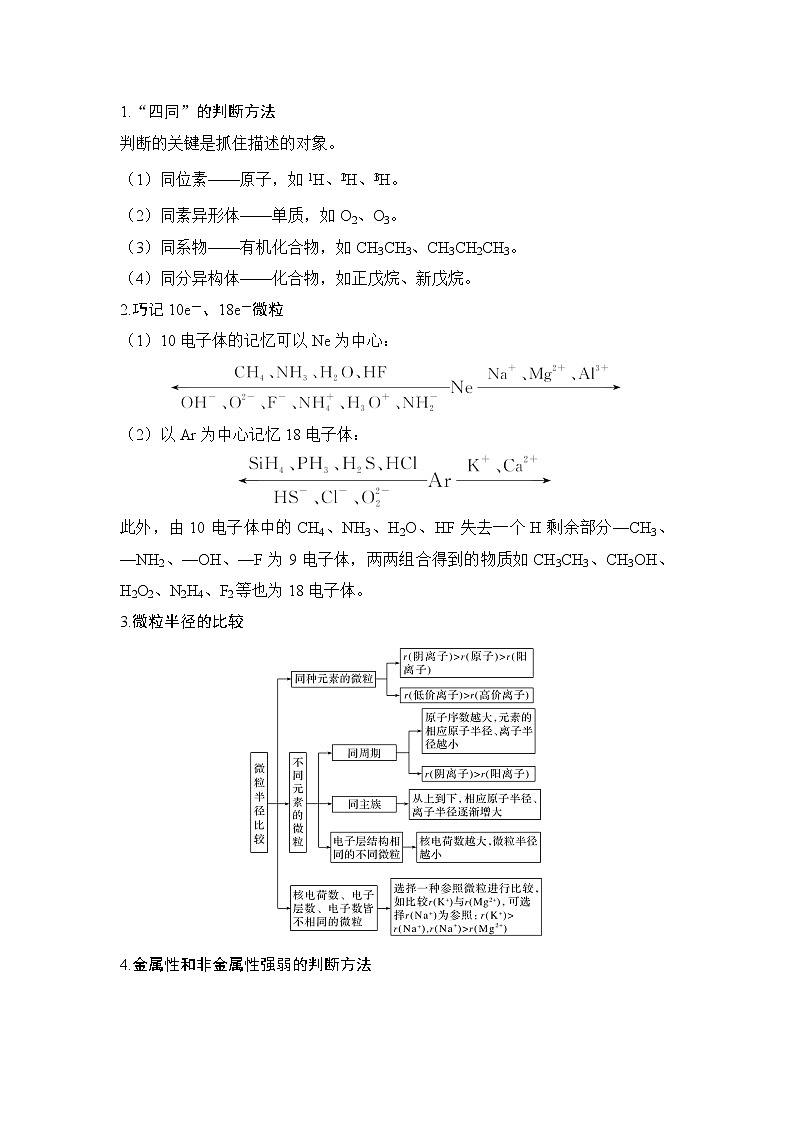2019届高考化学二轮复习专题七原子结构　化学键　元素周期律和元素周期表备考备查清单学案02