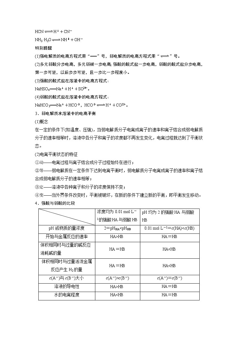2019届二轮复习 溶液中的离子反应 学案（浙江专用）02