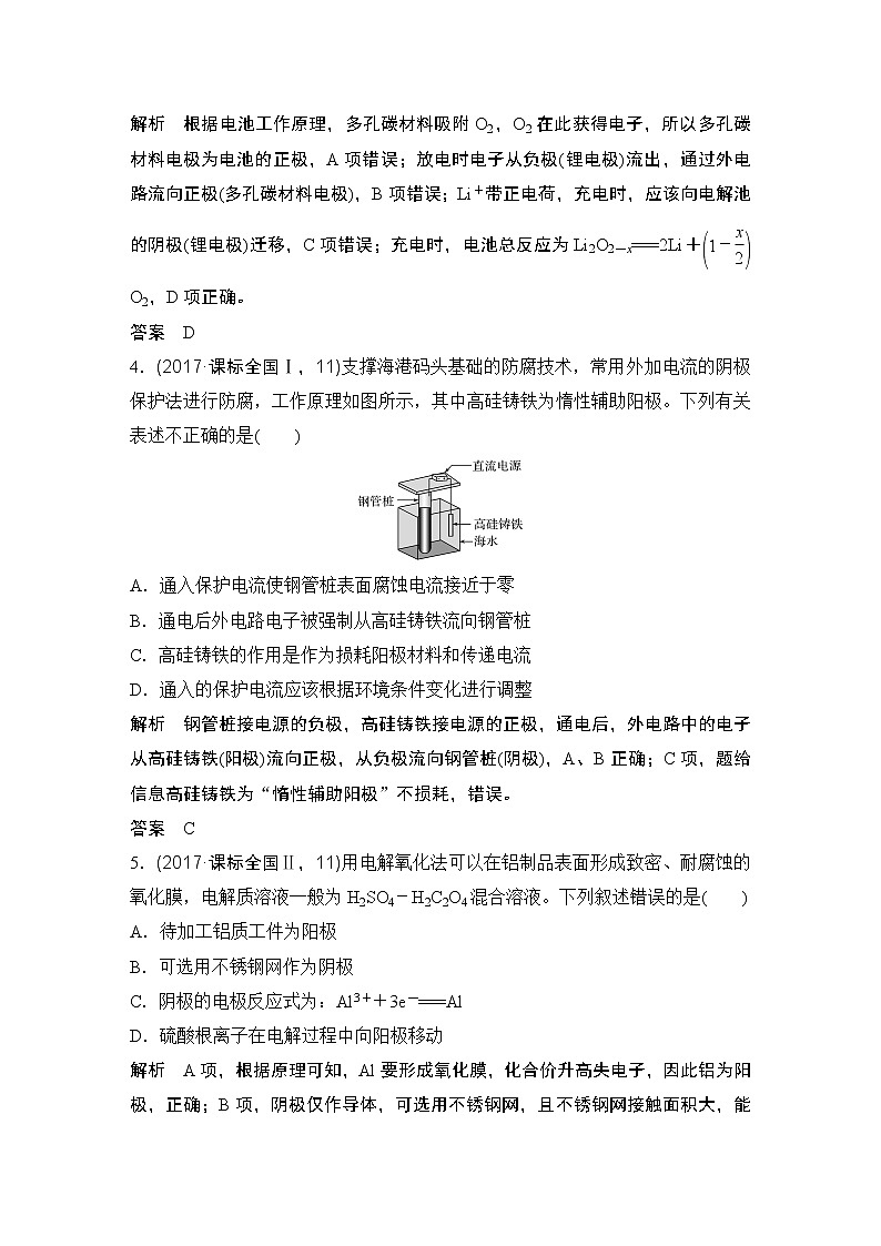 2019届二轮复习 新型电源、电解的应用与金属腐蚀 学案（全国通用）第3页