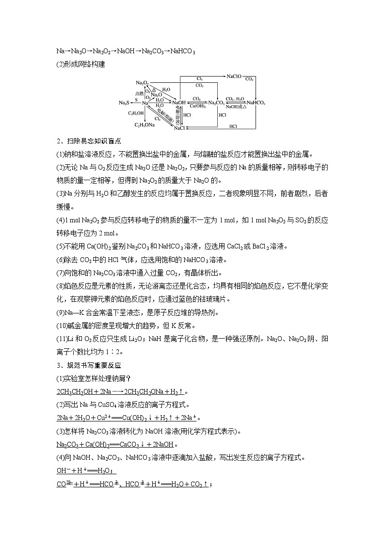 2019届高考化学二轮复习（浙江专用）专题六　钠、镁、铁、铜及其化合物学案02
