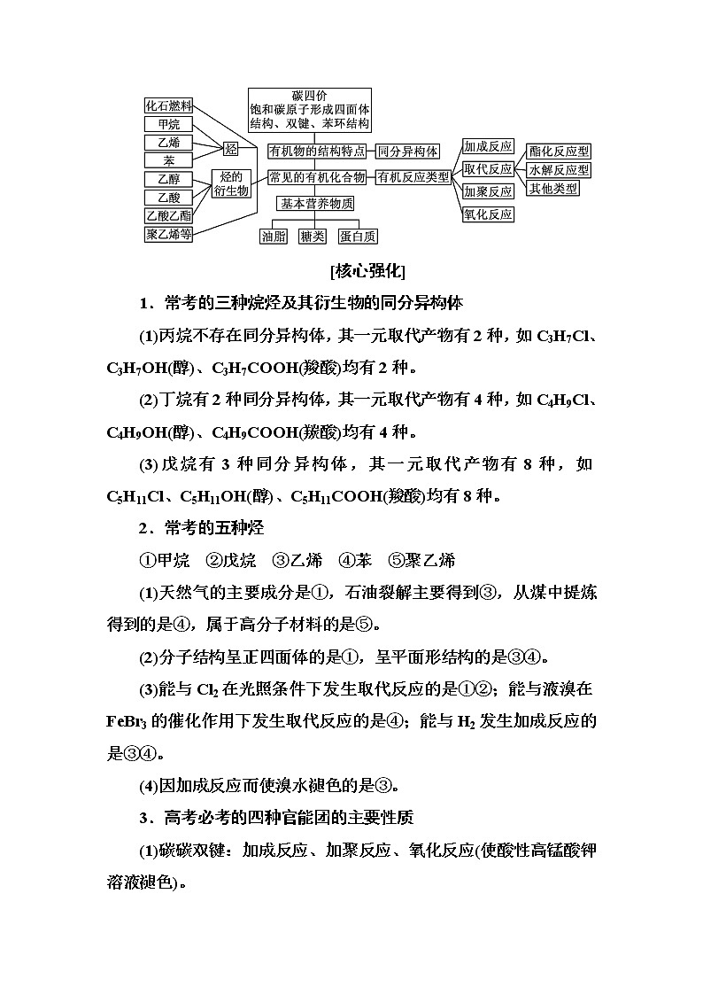 2019届二轮复习 常见有机化合物及其应用 学案（全国通用）02