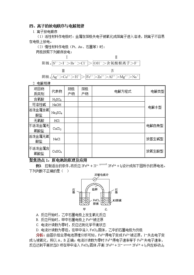 2019届二轮复习 电化学 学案（全国通用） (1)第3页