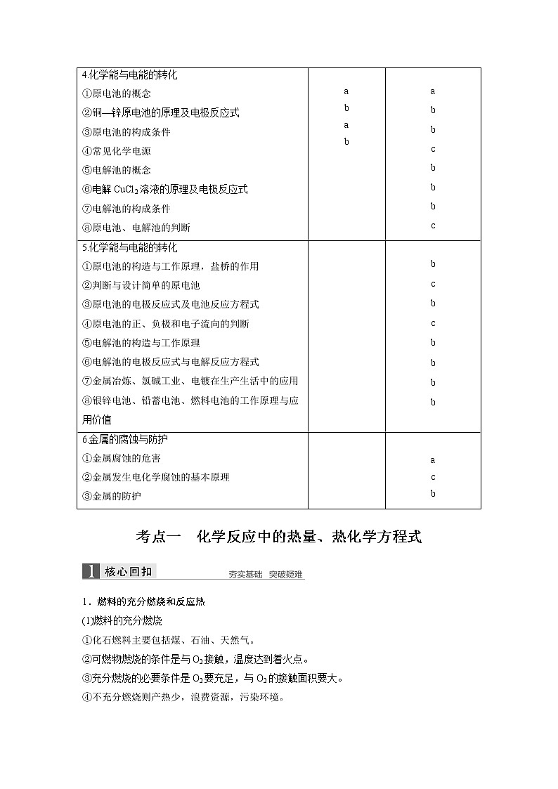 2019届二轮复习 化学反应与能量 学案（浙江专用）02