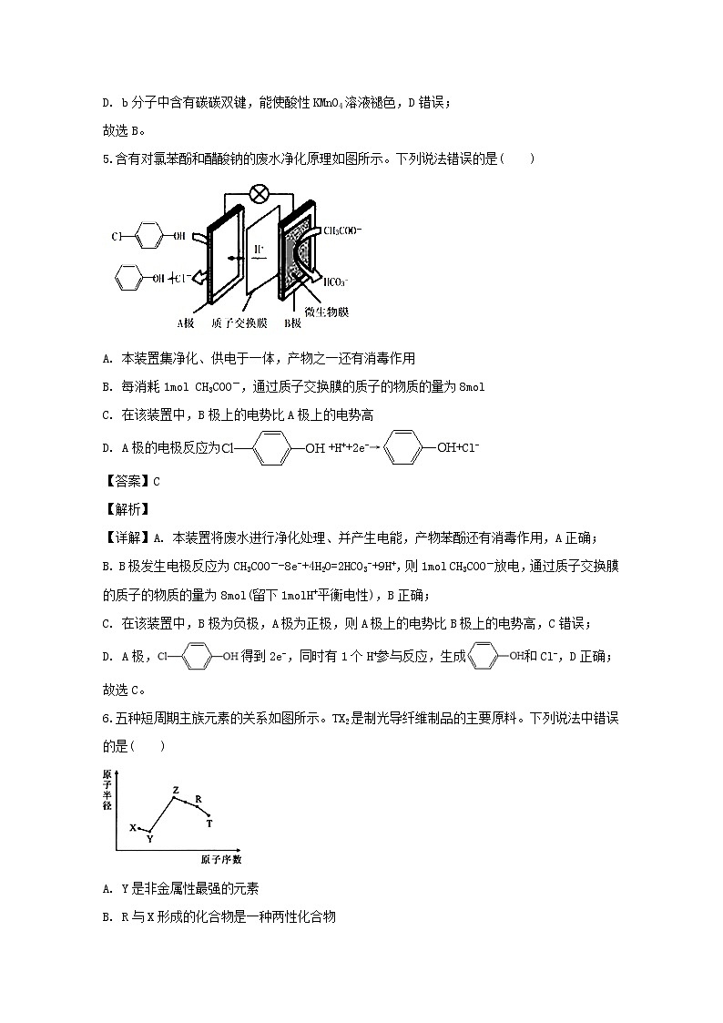 广东省惠州市2020届高三第三次调研考试理综化学试题03