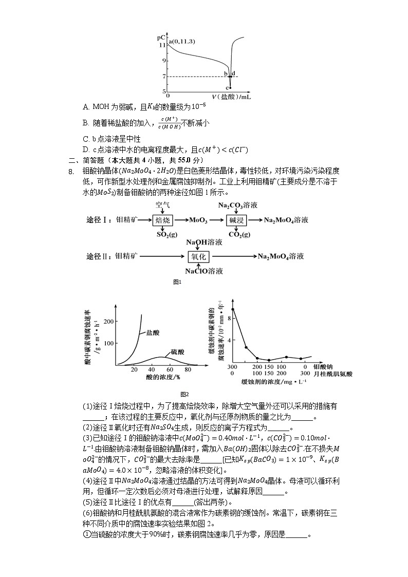 四川省成都七中2020届高三高考三诊化学试题03