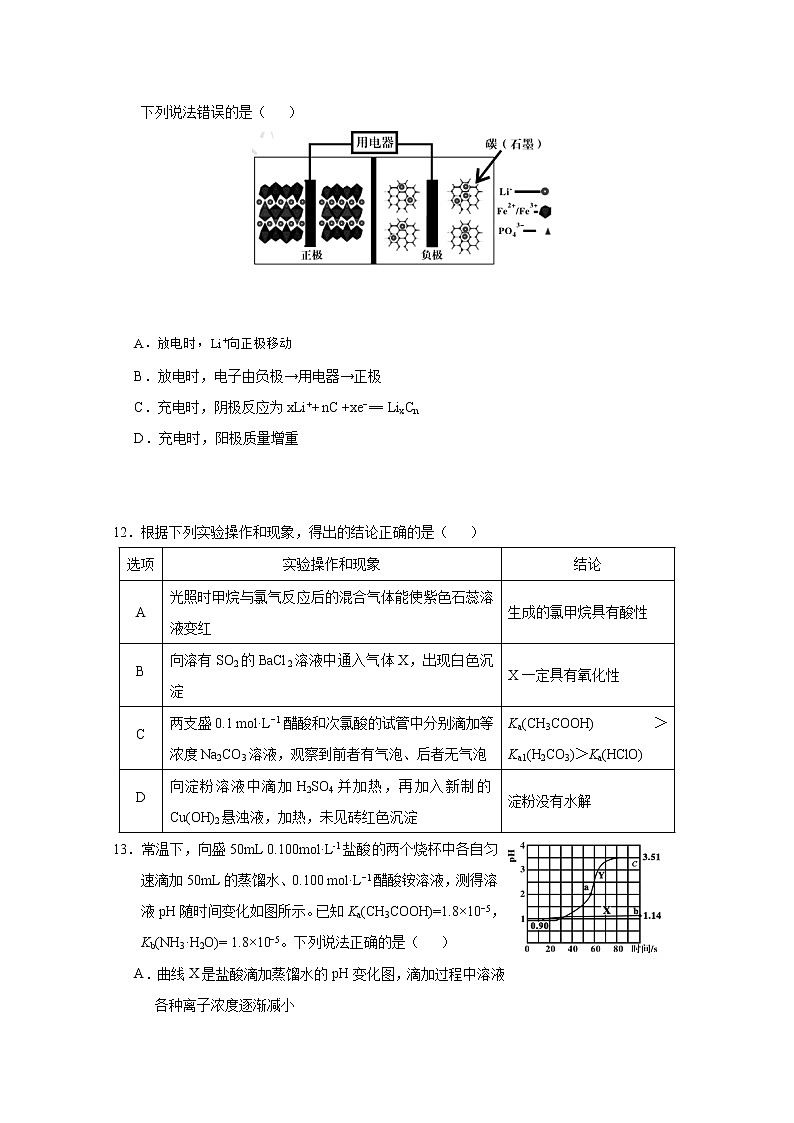 广东省揭阳市揭西县2020届高三下学期综合测试（一）化学试题（实验班）第2页