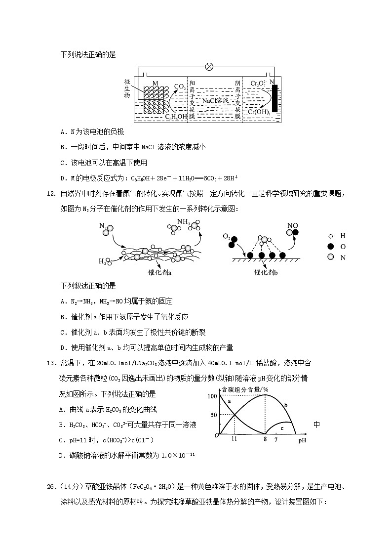2020年普通高等学校招生全国统一考试适应性考试（二）理综-化学试题第2页
