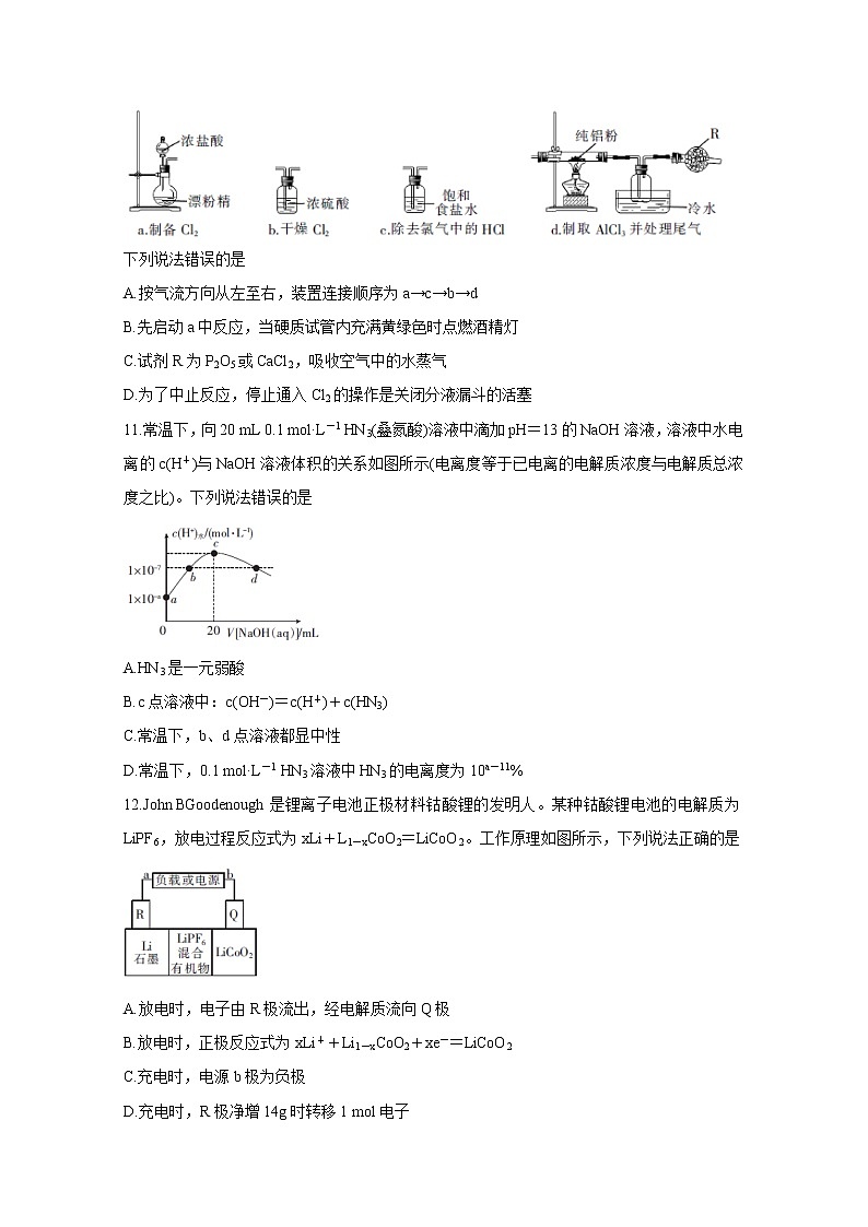 广东省深圳市2020届高三上学期教学质量检测 化学第2页