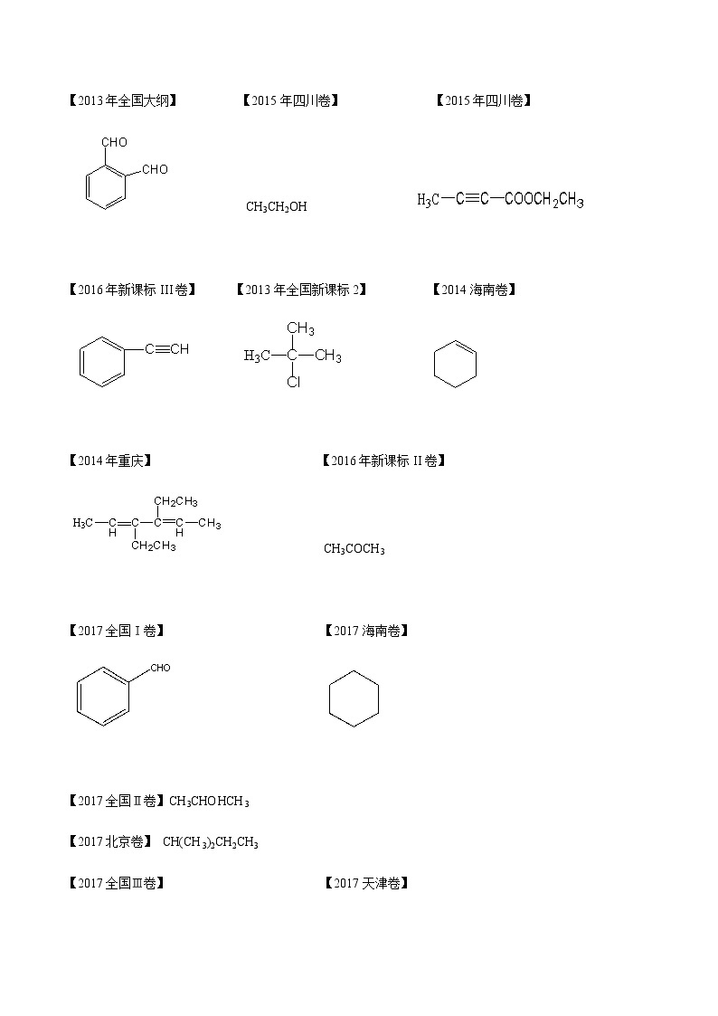 突破04 有机综合题（题型精练）-备战2021年高考化学之突破有机化学题型02